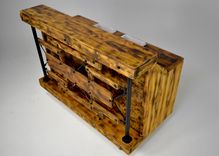 Custom Industrial Contemporary Rustic Bar 4 small