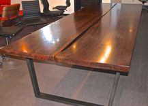 Live Edge Walnut Conference Table 4 small
