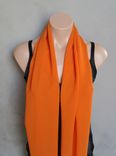 Orange Chiffon Scarf 2 small