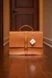 Handcrafted Tuscan Leather Briefcase 1 small