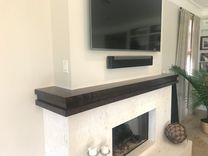 Custom Flame Birch Mantel 1 small