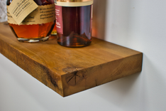 Reclaimed Oak Shelf, Reclaimed Oak Floating Shelf,  Reclaimed Oak Wall Shelves, Barn Wood Oak Shelf 6 small