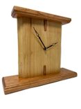 Handcrafted Arts & Crafts Custom Mantel Clock - Cherry And Maple Wood 4 small