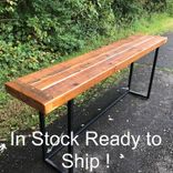 Reclaimed Wood And Welded Steel Console Table 1 small