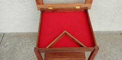 The Major's Solid Sapele Military Retirement Shadow Box 4 small