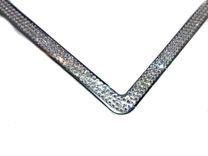 Genuine European Crystal License Frame Crystallized Bling Slim Vanity Plate Bedazzled Car 2 small