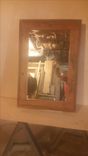 Rustic Finish Bathroom Vanity With Matching Midrror 5 small