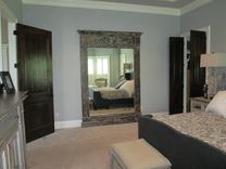 Extra Large Dressing Mirror With Custom Made Frame Distressed Wood 2 small