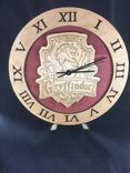 Gryffindor Hogwarts House From Harry Potter Laser Cut Stained Wood Clock 1 small