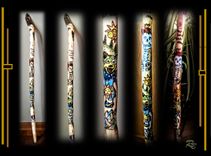 Hummingbird, Walking, Cane, Custom, Painted, Personalized, Custom Canes 4 small