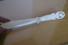 Carved Bone Letter Opener Fish Net Custom Example 5 small