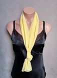 Yellow Chiffon Scarf 2 small