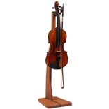 Wooden Violin Stand - Mahogany, Walnut, Maple Or Cherry 1 small