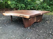 Large George Nakashima Style Coffee Table 2 small