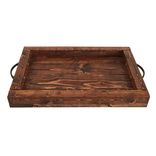 Serving Tray — Solid Wood Decorative Functional Food Tray 1 small