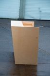 Hybrid Baltic Birch Reception Desk With Carved Logo 3 small