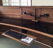 White Oak Reception Desk 4 small