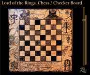 Lord Of The Rings Chess Board, Middle Earth 1 small