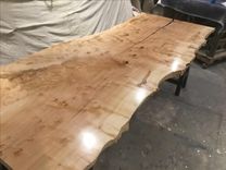 Single Slab Live Edge Maple Table 9 small
