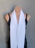 White Chiffon Scarf 2 small