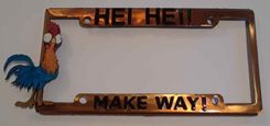 Custom Car License Plate Frame 2 small