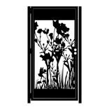 Enchanted Fairy Garden Gate - Decorative Steel Wall Panel - Handmade - Custom Gate 1 small