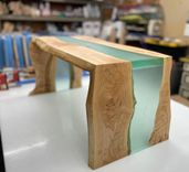 Custom Resin River Maple Coffee Table 2 small