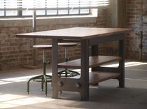 H Frame Walnut Kitchen Table With Drawers 1 small