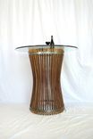 Wine Barrel Pub Or Tasting Table - Halesia - Made From Retired California Wine Barrels 2 small