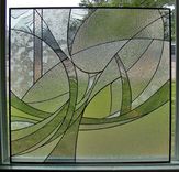 Bathroom Privacy Stained Glass Panels 3 small