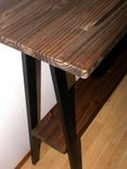 Modern Industrial Console Table; Entry Table; Urban Farmhouse Accent Tables 4 small