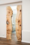 Maple Burl Wood Live Edge 3x8ft Standing Mirror 1 small