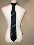 Crystallized Men's Tie Striped Bling Genuine European Crystals Any Color 2 small