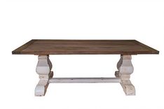 Reclaimed Dining Table, Shabby Chic Teak Wood Table 1 small
