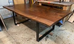 Live Edge Walnut Dining Table 4 small