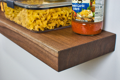 Pantry Shelves, Wood Pantry Shelf, Floating Pantry Shelf, Kitchen Pantry Shelf, Pantry Storage Shelf 3 small