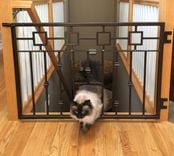 Pet Gate; Wrought Iron Dog/Cat Gate; Steel Stairway Gate; Custom Metal Pet Doors 1 small