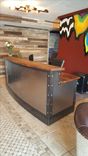Modern Metal Industrial Reception Desk 4 small