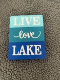 Live Love Lake Wood Sign 4 small