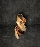 Twisted Juniper Taxidermy Pedestal With Turquoise Inlay 4 small