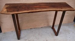 Live Edge Walnut Console Table 1 small