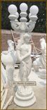 Maiden Statue Holding Candelobra Lamp 1 small