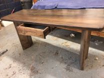 Live Edge Maple Hardwood Desk, Ready To Go 6 small