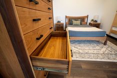 Walnut + Cherry Dresser 5 small
