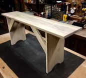 Shaker Bench 3 small