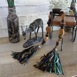 African Decor Animal Print Beaded Garland 1 small
