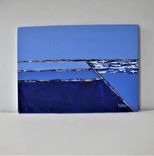 Original Acrylic Art Canvas, 7" X 5", Seascape, Landscape 4 small