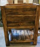 Rustic Pine Kitchen Island 4 small