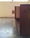 Mid Century Modern Style Bedside Table In Walnut 4 small