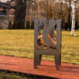 Dragon Solid Steel Wood Burning Fire Pit 2 small